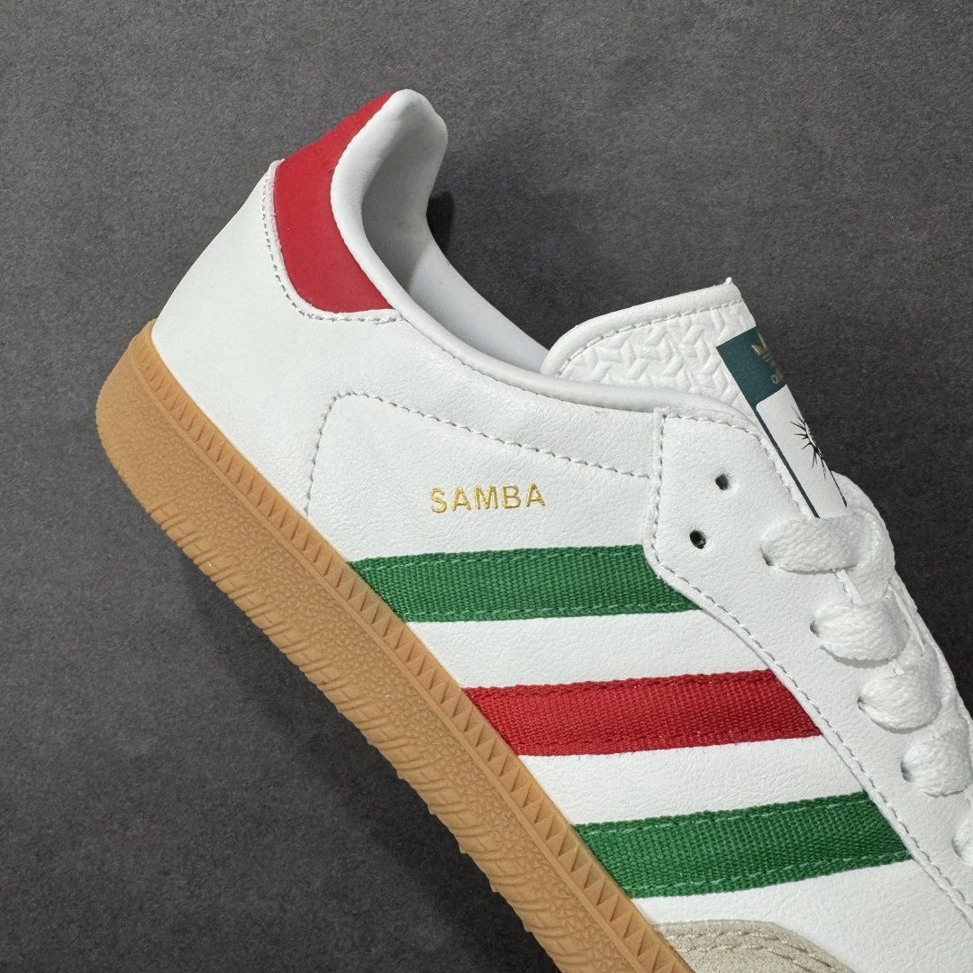 图片[6]-【公司级】Adidas三叶草SAMBA OG 休闲板鞋 性价比天花板 该鞋款鞋面采用多种材料拼接(缝/车线) Superstar系列又备受众多滑板爱好者的青睐 这款Superstar经典鞋 沿用50年来的贝壳鞋头样式 继往开来 采用皮革鞋面和浑厚全包大底设计 烫金徽标伴你在滑板上留下“流星”般绚丽的轨迹 货号： HQ4951 尺码： 36 36.5 37.5 38 38.5 39 40 40.5 41 42 42.5 43 44 44.5 45 编码：YQA170180-选品中心