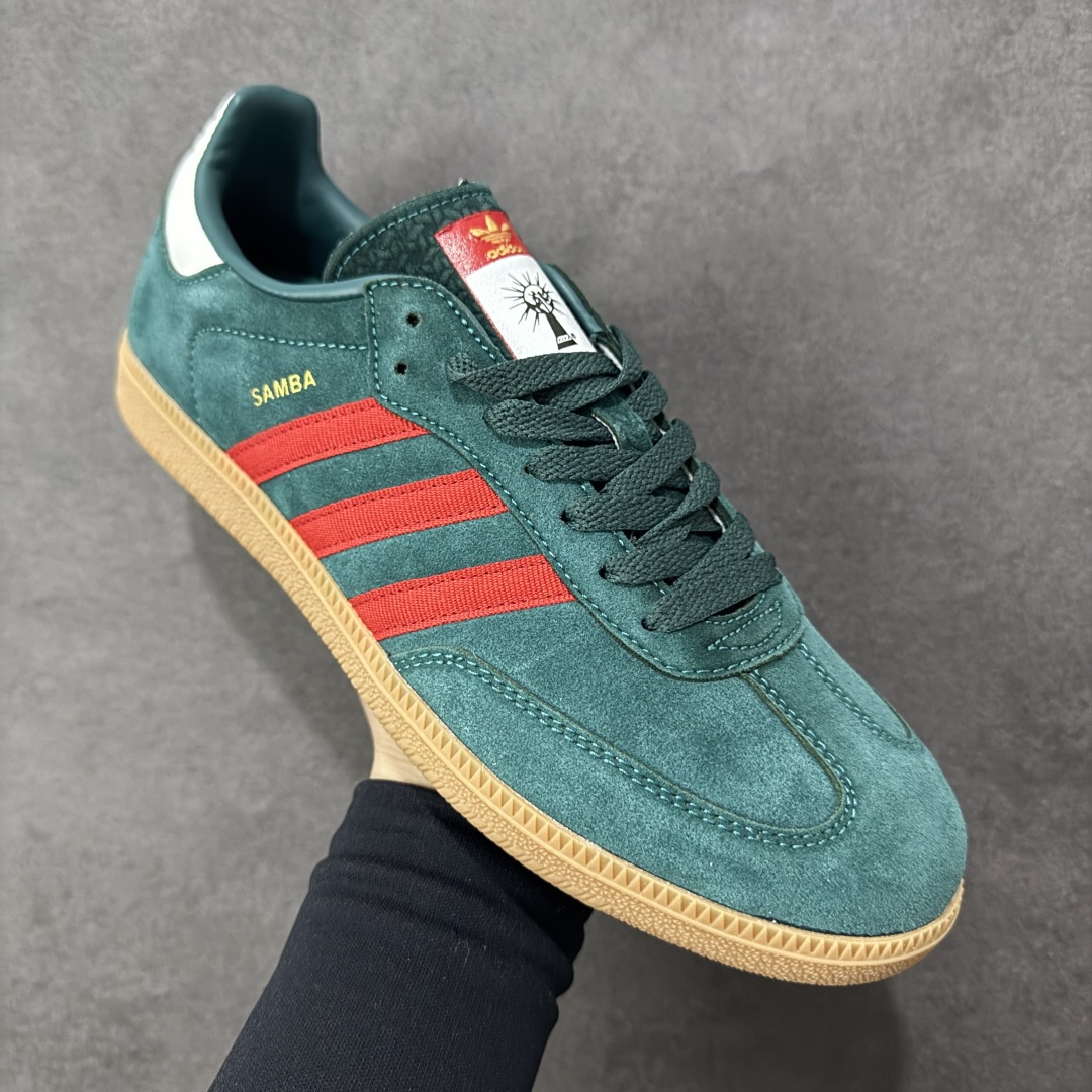 图片[3]-【公司级】Adidas三叶草SAMBA OG 休闲板鞋 性价比天花板 该鞋款鞋面采用多种材料拼接(缝/车线) Superstar系列又备受众多滑板爱好者的青睐 这款Superstar经典鞋 沿用50年来的贝壳鞋头样式 继往开来 采用皮革鞋面和浑厚全包大底设计 烫金徽标伴你在滑板上留下“流星”般绚丽的轨迹 货号： IH6829 尺码： 36 36.5 37.5 38 38.5 39 40 40.5 41 42 42.5 43 44 44.5 45 编码：YQA170180-选品中心