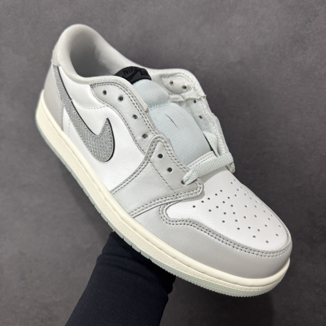 图片[3]-【DG纯原特价】Air Jordan 1 AJ1乔1低帮文化篮球鞋 HF3144-100 全新订单出货 高端零售平台外贸专供品质 行业第一梯队大厂出品 原鞋原厂皮料开发打造 完美低趴后仰鞋头 鞋盒钢印 美金外标 原厂竖纹防尘包装纸 整体楦型完美呈现 最大限度还原公司正品 尺码：40-47.5 编码：JNB250260-选品中心