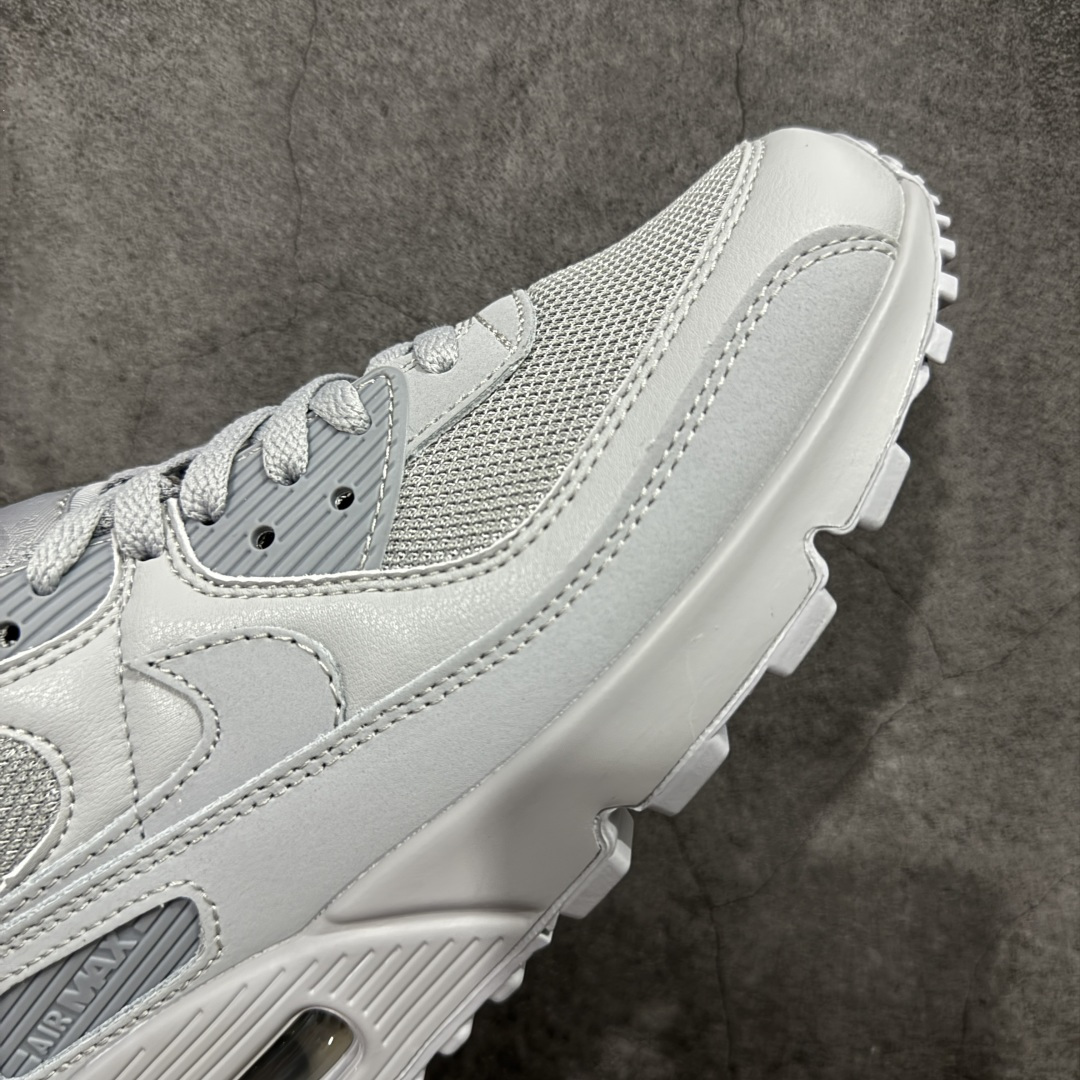 图片[6]-【顶级芯片版】Nike Air Max 90 舒适 复古 合成革减震防滑透气 低帮 休闲跑步鞋 灰色 CN8490-001 鞋舌标可扫码 海外欧州过验版 原纸版原楦头 顶级90款问市 开发数月 原版开发 多道QC质检 鞋型完美复刻 原厂级别工艺 正确色卡 正确气垫蓝光 正确大底 独家私模 采用进口头层牛皮拼接 定位高端市场 行业标杆工艺 尺码：40 40.5 41 42 42.5 43 44 44.5 45 46-选品中心