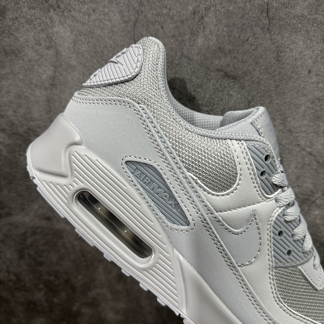 图片[7]-【顶级芯片版】Nike Air Max 90 舒适 复古 合成革减震防滑透气 低帮 休闲跑步鞋 灰色 CN8490-001 鞋舌标可扫码 海外欧州过验版 原纸版原楦头 顶级90款问市 开发数月 原版开发 多道QC质检 鞋型完美复刻 原厂级别工艺 正确色卡 正确气垫蓝光 正确大底 独家私模 采用进口头层牛皮拼接 定位高端市场 行业标杆工艺 尺码：40 40.5 41 42 42.5 43 44 44.5 45 46-选品中心