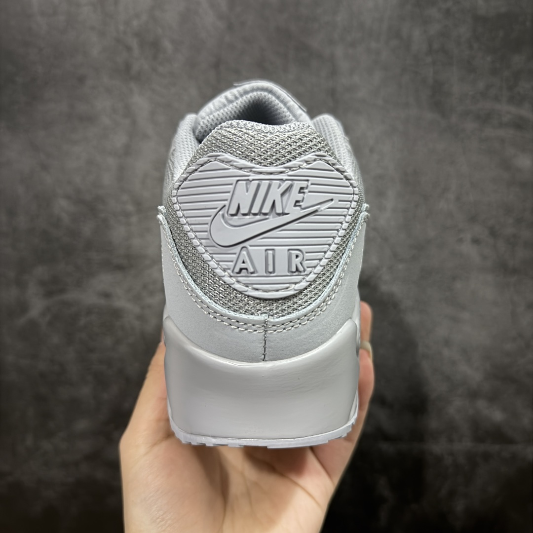 图片[4]-【顶级芯片版】Nike Air Max 90 舒适 复古 合成革减震防滑透气 低帮 休闲跑步鞋 灰色 CN8490-001 鞋舌标可扫码 海外欧州过验版 原纸版原楦头 顶级90款问市 开发数月 原版开发 多道QC质检 鞋型完美复刻 原厂级别工艺 正确色卡 正确气垫蓝光 正确大底 独家私模 采用进口头层牛皮拼接 定位高端市场 行业标杆工艺 尺码：40 40.5 41 42 42.5 43 44 44.5 45 46-选品中心