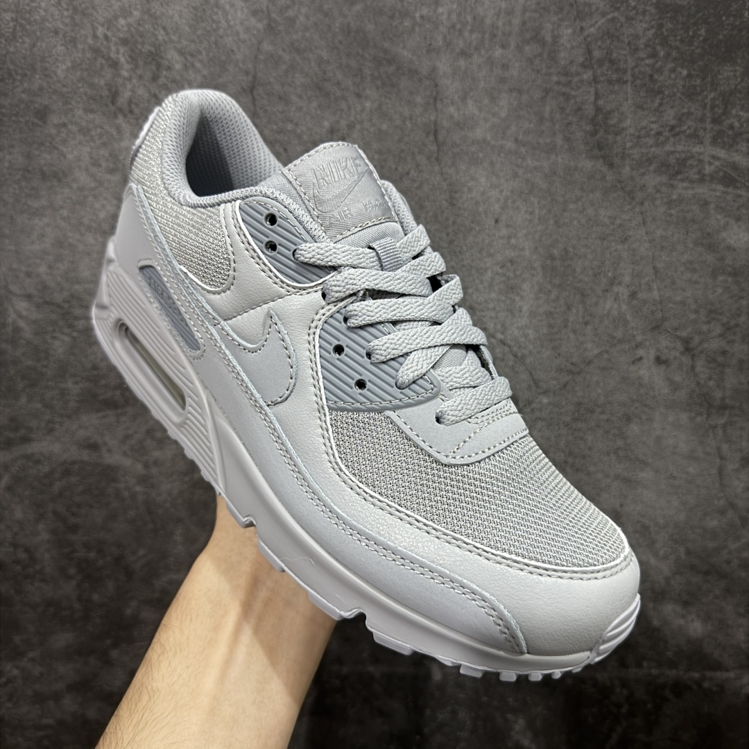 图片[3]-【顶级芯片版】Nike Air Max 90 舒适 复古 合成革减震防滑透气 低帮 休闲跑步鞋 灰色 CN8490-001 鞋舌标可扫码 海外欧州过验版 原纸版原楦头 顶级90款问市 开发数月 原版开发 多道QC质检 鞋型完美复刻 原厂级别工艺 正确色卡 正确气垫蓝光 正确大底 独家私模 采用进口头层牛皮拼接 定位高端市场 行业标杆工艺 尺码：40 40.5 41 42 42.5 43 44 44.5 45 46-选品中心