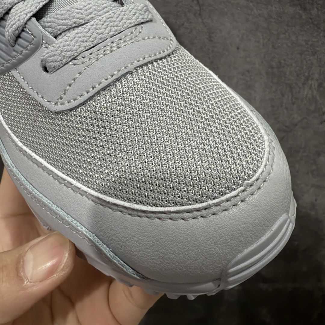图片[5]-【顶级芯片版】Nike Air Max 90 舒适 复古 合成革减震防滑透气 低帮 休闲跑步鞋 灰色 CN8490-001 鞋舌标可扫码 海外欧州过验版 原纸版原楦头 顶级90款问市 开发数月 原版开发 多道QC质检 鞋型完美复刻 原厂级别工艺 正确色卡 正确气垫蓝光 正确大底 独家私模 采用进口头层牛皮拼接 定位高端市场 行业标杆工艺 尺码：40 40.5 41 42 42.5 43 44 44.5 45 46-选品中心