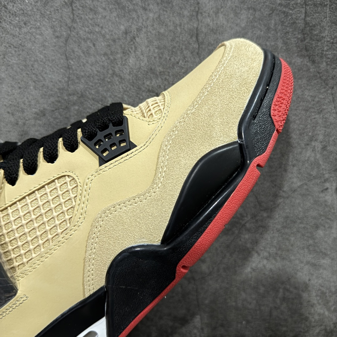 图片[6]-【纯原F版】Air Jordan AJ4 Retro 卡其黑 工厂全新出货 全新品质 原来的货都没了 懂得都懂 原楦原纸板同源开发 完美呈现乔4的版型 内侧正确双色网格 还原细节 正确气垫颜色 正确网格工艺 正确拉帮工艺 全鞋原装材料制作 原档案原模具打造 货号：IH2094 200 尺码：36-48.5-选品中心