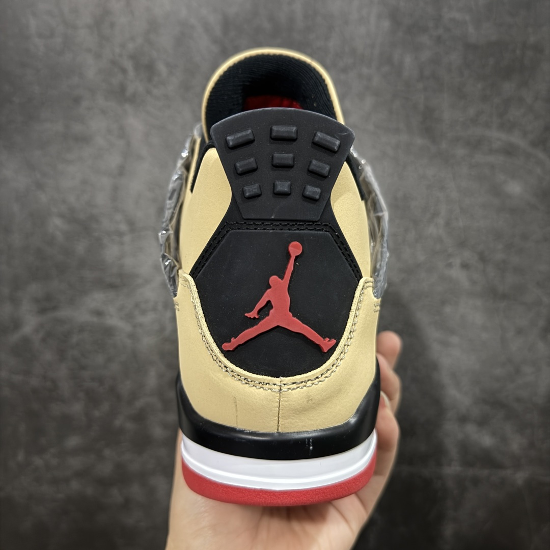 图片[4]-【纯原F版】Air Jordan AJ4 Retro 卡其黑 工厂全新出货 全新品质 原来的货都没了 懂得都懂 原楦原纸板同源开发 完美呈现乔4的版型 内侧正确双色网格 还原细节 正确气垫颜色 正确网格工艺 正确拉帮工艺 全鞋原装材料制作 原档案原模具打造 货号：IH2094 200 尺码：36-48.5-选品中心