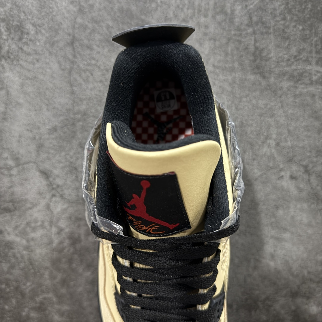 图片[8]-【纯原F版】Air Jordan AJ4 Retro 卡其黑 工厂全新出货 全新品质 原来的货都没了 懂得都懂 原楦原纸板同源开发 完美呈现乔4的版型 内侧正确双色网格 还原细节 正确气垫颜色 正确网格工艺 正确拉帮工艺 全鞋原装材料制作 原档案原模具打造 货号：IH2094 200 尺码：36-48.5-选品中心