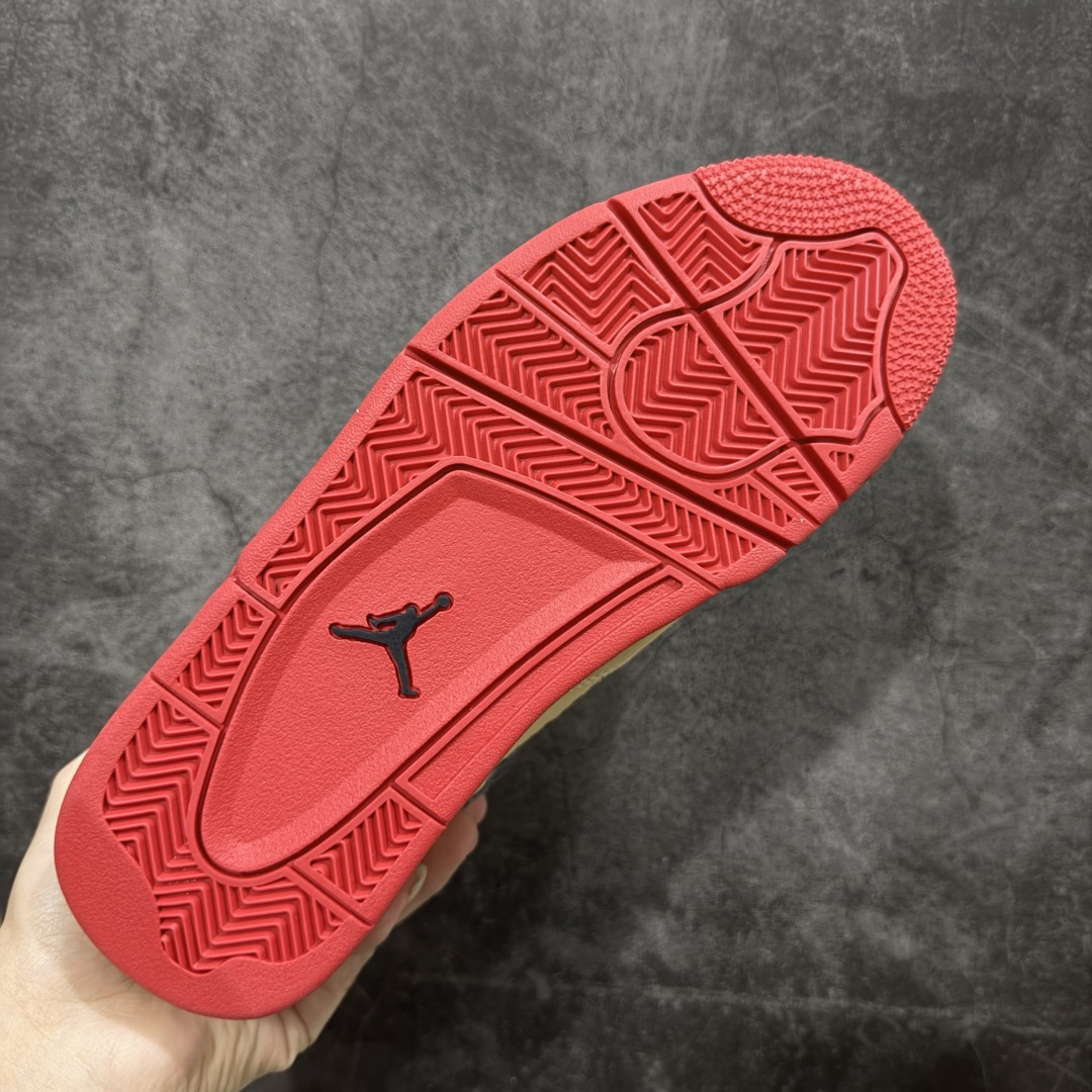 图片[9]-【纯原F版】Air Jordan AJ4 Retro 卡其黑 工厂全新出货 全新品质 原来的货都没了 懂得都懂 原楦原纸板同源开发 完美呈现乔4的版型 内侧正确双色网格 还原细节 正确气垫颜色 正确网格工艺 正确拉帮工艺 全鞋原装材料制作 原档案原模具打造 货号：IH2094 200 尺码：36-48.5-选品中心