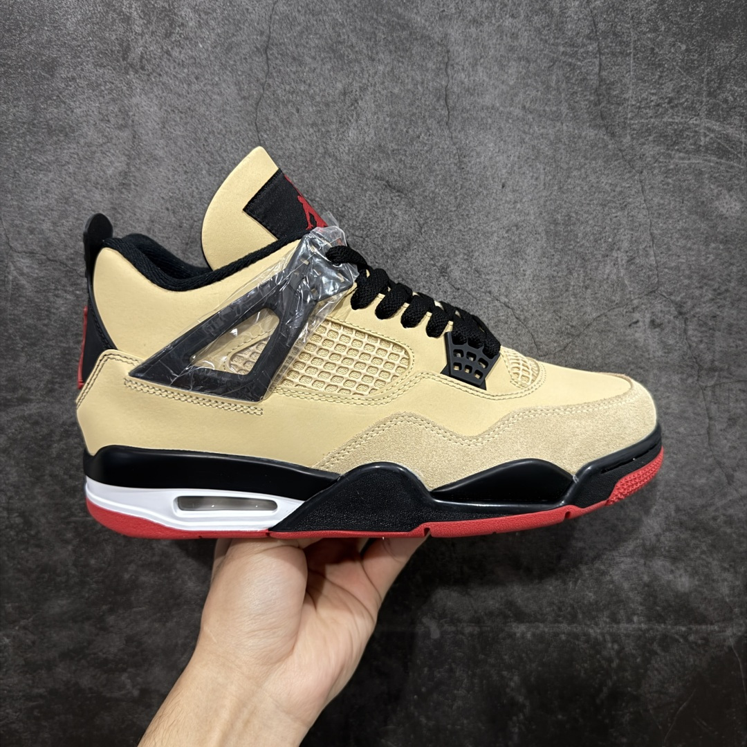 【纯原F版】Air Jordan AJ4 Retro 卡其黑 工厂全新出货 全新品质 原来的货都没了 懂得都懂 原楦原纸板同源开发 完美呈现乔4的版型 内侧正确双色网格 还原细节 正确气垫颜色 正确网格工艺 正确拉帮工艺 全鞋原装材料制作 原档案原模具打造 货号：IH2094 200 尺码：36-48.5-选品中心