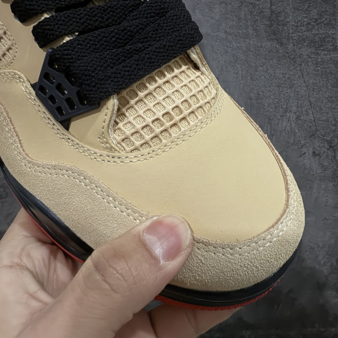 图片[5]-【纯原F版】Air Jordan AJ4 Retro 卡其黑 工厂全新出货 全新品质 原来的货都没了 懂得都懂 原楦原纸板同源开发 完美呈现乔4的版型 内侧正确双色网格 还原细节 正确气垫颜色 正确网格工艺 正确拉帮工艺 全鞋原装材料制作 原档案原模具打造 货号：IH2094 200 尺码：36-48.5-选品中心