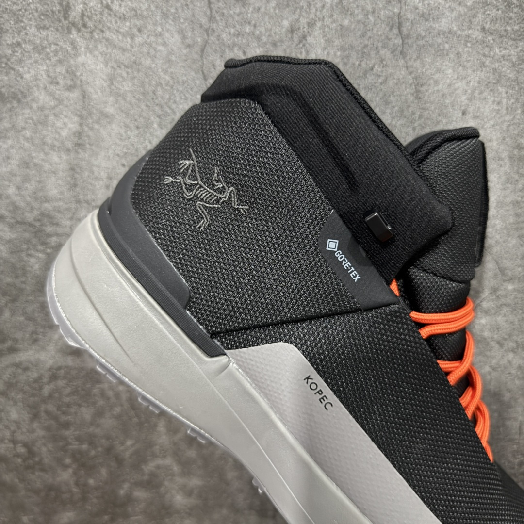 图片[7]-【公司级】始祖鸟ArcTeryx Kopec GTX M Mid 覆盖透气男越野跑鞋 中帮 正确后跟刺绣 完美细节版型 官方同步上架 适合技术路线单日徒步穿着 aeriosflgtx鞋受到长途野外跑步鞋的启发 适合在变化的地形上进行快速轻快的徒步旅行穿着，舒适而有支撑性，使您充满信心。该设计与脚部融为一体，可最大限度地减少摩擦，gore-tex保护膜网砂，采用gore隐形适体(invisiblefit)技术，更轻薄舒适。敏捷、稳定和技术路线上的自信源于vibram® megagrip外底、压缩eva内底以及一体的tpu。重量约：275g技术特点透气轻量耐磨鞋子鞋外底结构vibram®megagripM橡胶化合材料耐用柔软鞋子结构tpu鞋头可防磨损压缩eva泡沫内底以及一体的tpu铁芯提高了灵活性和稳定性，使您充满信心鞋子衬垫结构4mm厚ortholiteM3d模制插片材料gore-tex薄膜tpu高耐磨保护膜cordura® MX 尺码：39-45 编码： ABC370380-选品中心