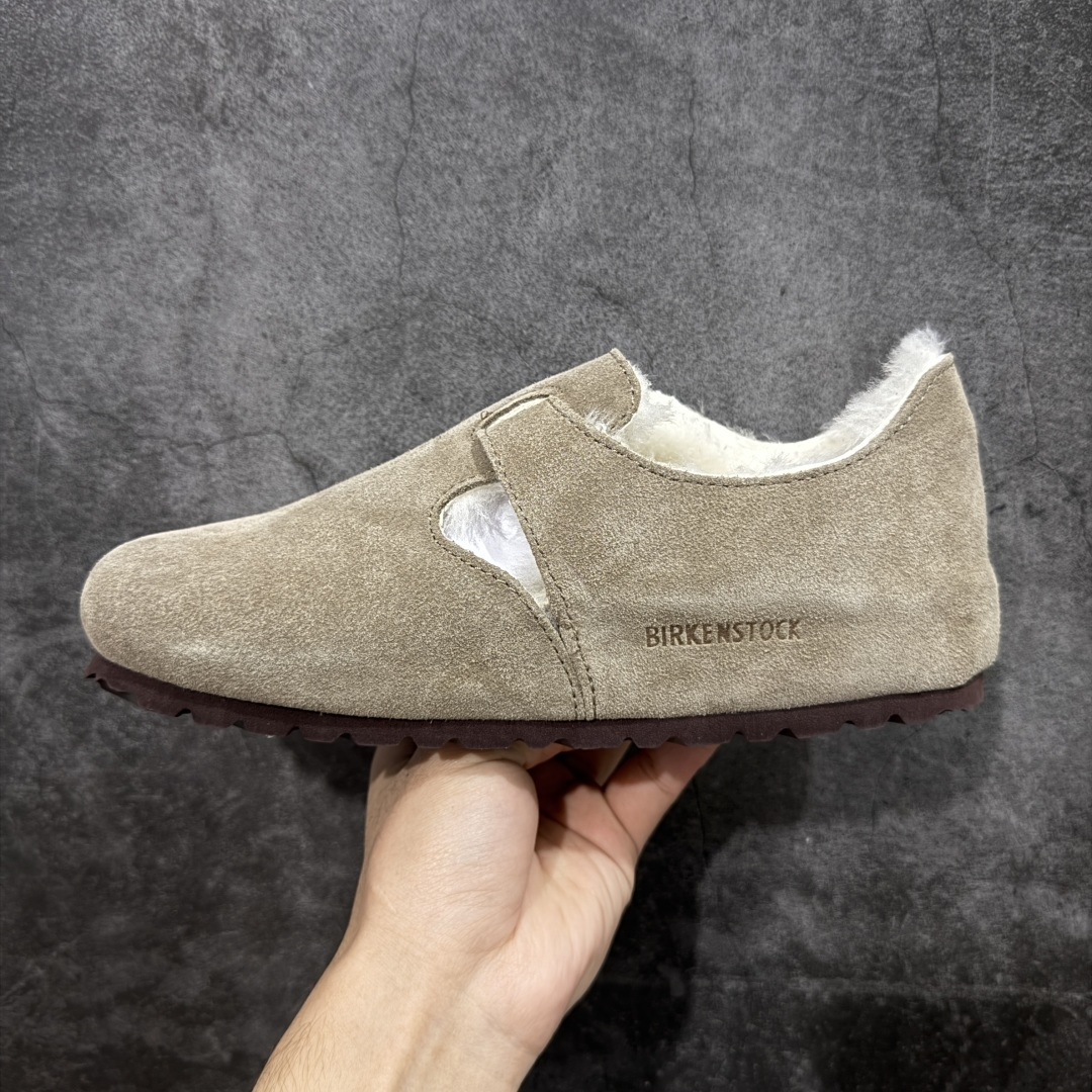 图片[2]-【纯原H版】Birkenstock\\t 勃肯/博肯软木软底全包 半拖 羊毛一体拖鞋 十年ZP代工厂老师傅工艺 纯手工打造原汁原味博肯 市场最强版 没有之一 鞋面设计：选用陸丰A级进口羊皮毛，质地细腻，手感丰满；尺寸间障均匀，柔软，深度保暖；吸湿，进气，排汗 鞋子内里：化质澳洲羔羊皮分子结构可将水蒸气吸进多孔构体中，吸湿性好，透气性极住，保持脚底干爽 鞋底设计：型模EVA极富弹性，加持胎面设计，升级版独家私模，柔软回弹性好，耐折耐磨，防滑防踢 尺码： 35 36 37 38 39 40 41 42 43 44 45-选品中心