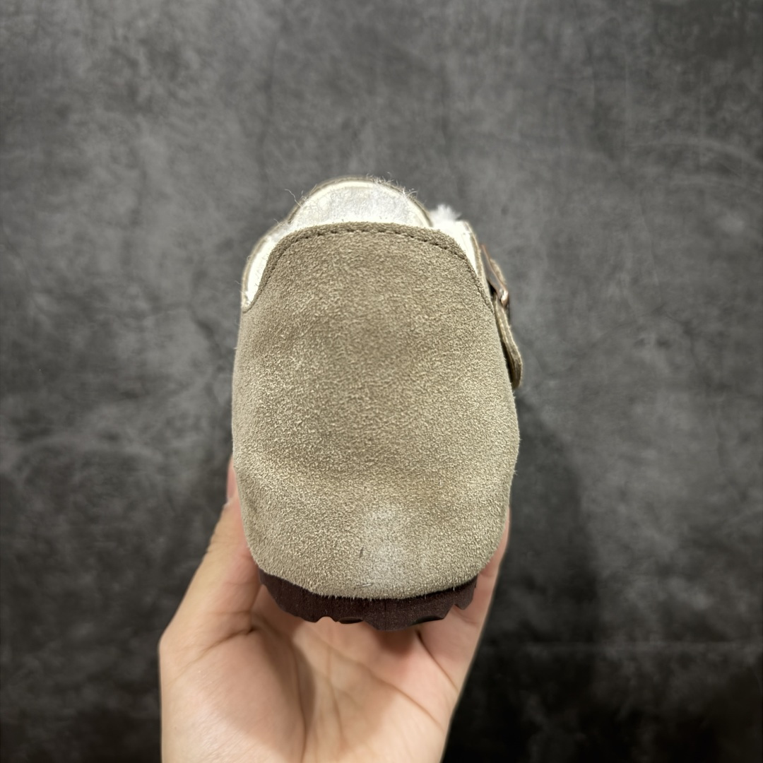 图片[4]-【纯原H版】Birkenstock\\t 勃肯/博肯软木软底全包 半拖 羊毛一体拖鞋 十年ZP代工厂老师傅工艺 纯手工打造原汁原味博肯 市场最强版 没有之一 鞋面设计：选用陸丰A级进口羊皮毛，质地细腻，手感丰满；尺寸间障均匀，柔软，深度保暖；吸湿，进气，排汗 鞋子内里：化质澳洲羔羊皮分子结构可将水蒸气吸进多孔构体中，吸湿性好，透气性极住，保持脚底干爽 鞋底设计：型模EVA极富弹性，加持胎面设计，升级版独家私模，柔软回弹性好，耐折耐磨，防滑防踢 尺码： 35 36 37 38 39 40 41 42 43 44 45-选品中心