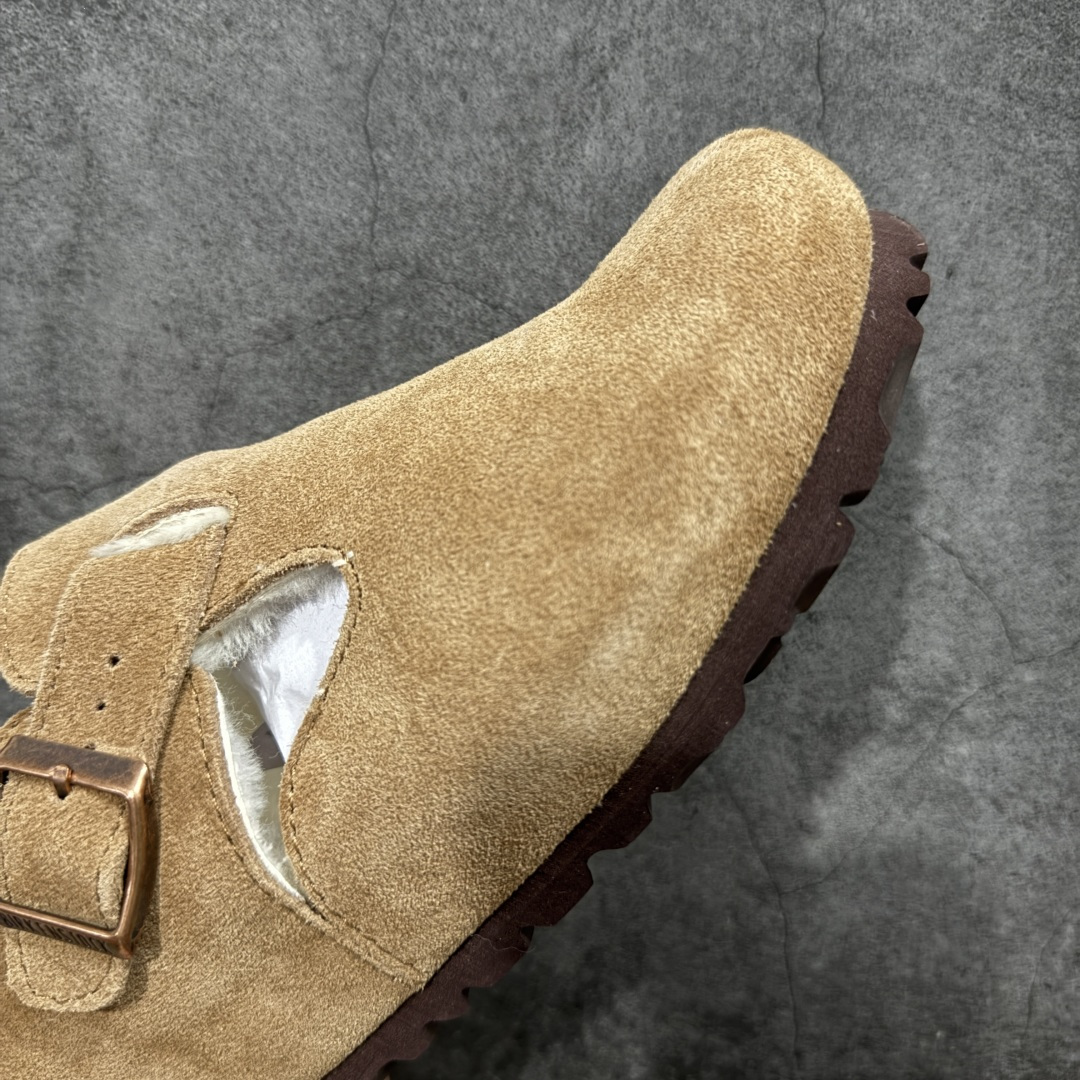 图片[6]-【纯原H版】Birkenstock\\t 勃肯/博肯软木软底全包 半拖 羊毛一体拖鞋 十年ZP代工厂老师傅工艺 纯手工打造原汁原味博肯 市场最强版 没有之一 鞋面设计：选用陸丰A级进口羊皮毛，质地细腻，手感丰满；尺寸间障均匀，柔软，深度保暖；吸湿，进气，排汗 鞋子内里：化质澳洲羔羊皮分子结构可将水蒸气吸进多孔构体中，吸湿性好，透气性极住，保持脚底干爽 鞋底设计：型模EVA极富弹性，加持胎面设计，升级版独家私模，柔软回弹性好，耐折耐磨，防滑防踢 尺码： 35 36 37 38 39 40 41 42 43 44 45-选品中心