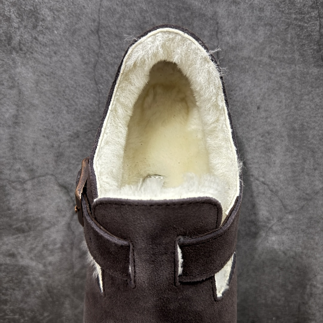 图片[8]-【纯原H版】Birkenstock\\t 勃肯/博肯软木软底全包 半拖 羊毛一体拖鞋 十年ZP代工厂老师傅工艺 纯手工打造原汁原味博肯 市场最强版 没有之一 鞋面设计：选用陸丰A级进口羊皮毛，质地细腻，手感丰满；尺寸间障均匀，柔软，深度保暖；吸湿，进气，排汗 鞋子内里：化质澳洲羔羊皮分子结构可将水蒸气吸进多孔构体中，吸湿性好，透气性极住，保持脚底干爽 鞋底设计：型模EVA极富弹性，加持胎面设计，升级版独家私模，柔软回弹性好，耐折耐磨，防滑防踢 尺码： 35 36 37 38 39 40 41 42 43 44 45-选品中心