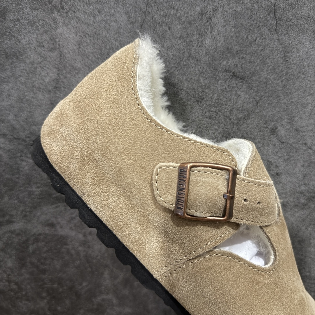 图片[7]-【纯原H版】Birkenstock\\t 勃肯/博肯软木软底全包 半拖 羊毛一体拖鞋 十年ZP代工厂老师傅工艺 纯手工打造原汁原味博肯 市场最强版 没有之一 鞋面设计：选用陸丰A级进口羊皮毛，质地细腻，手感丰满；尺寸间障均匀，柔软，深度保暖；吸湿，进气，排汗 鞋子内里：化质澳洲羔羊皮分子结构可将水蒸气吸进多孔构体中，吸湿性好，透气性极住，保持脚底干爽 鞋底设计：型模EVA极富弹性，加持胎面设计，升级版独家私模，柔软回弹性好，耐折耐磨，防滑防踢 尺码： 35 36 37 38 39 40 41 42 43 44 45-选品中心