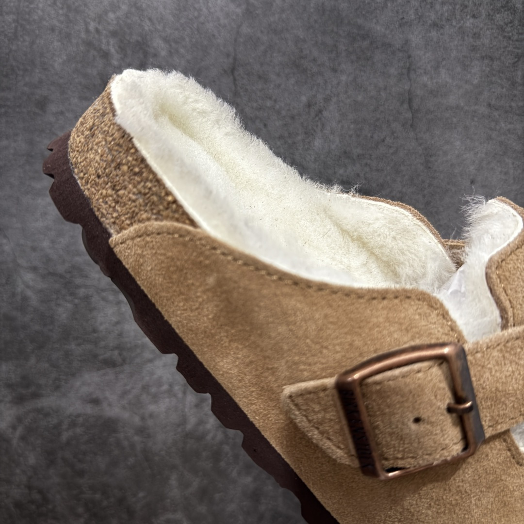 图片[7]-【纯原H版】Birkenstock\\t 勃肯/博肯软木软底全包 半拖 羊毛一体拖鞋 十年ZP代工厂老师傅工艺 纯手工打造原汁原味博肯 市场最强版 没有之一 鞋面设计：选用陸丰A级进口羊皮毛，质地细腻，手感丰满；尺寸间障均匀，柔软，深度保暖；吸湿，进气，排汗 鞋子内里：化质澳洲羔羊皮分子结构可将水蒸气吸进多孔构体中，吸湿性好，透气性极住，保持脚底干爽 鞋底设计：型模EVA极富弹性，加持胎面设计，升级版独家私模，柔软回弹性好，耐折耐磨，防滑防踢 尺码： 35 36 37 38 39 40 41 42 43 44 45-选品中心