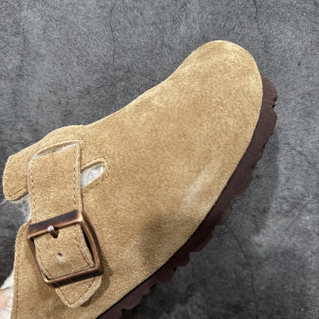 图片[6]-【纯原H版】Birkenstock\\t 勃肯/博肯软木软底全包 半拖 羊毛一体拖鞋 十年ZP代工厂老师傅工艺 纯手工打造原汁原味博肯 市场最强版 没有之一 鞋面设计：选用陸丰A级进口羊皮毛，质地细腻，手感丰满；尺寸间障均匀，柔软，深度保暖；吸湿，进气，排汗 鞋子内里：化质澳洲羔羊皮分子结构可将水蒸气吸进多孔构体中，吸湿性好，透气性极住，保持脚底干爽 鞋底设计：型模EVA极富弹性，加持胎面设计，升级版独家私模，柔软回弹性好，耐折耐磨，防滑防踢 尺码： 35 36 37 38 39 40 41 42 43 44 45-选品中心