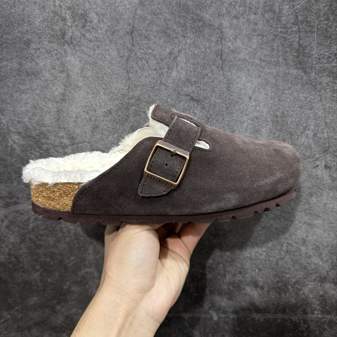 【纯原H版】Birkenstock\\t 勃肯/博肯软木软底全包 半拖 羊毛一体拖鞋 十年ZP代工厂老师傅工艺 纯手工打造原汁原味博肯 市场最强版 没有之一 鞋面设计：选用陸丰A级进口羊皮毛，质地细腻，手感丰满；尺寸间障均匀，柔软，深度保暖；吸湿，进气，排汗 鞋子内里：化质澳洲羔羊皮分子结构可将水蒸气吸进多孔构体中，吸湿性好，透气性极住，保持脚底干爽 鞋底设计：型模EVA极富弹性，加持胎面设计，升级版独家私模，柔软回弹性好，耐折耐磨，防滑防踢 尺码： 35 36 37 38 39 40 41 42 43 44 45-选品中心