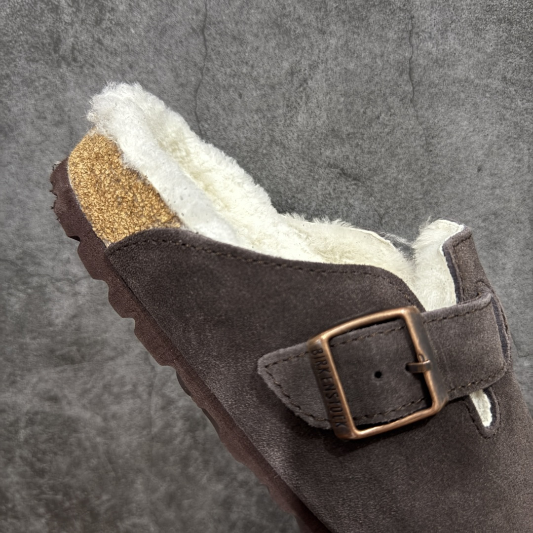 图片[7]-【纯原H版】Birkenstock\\t 勃肯/博肯软木软底全包 半拖 羊毛一体拖鞋 十年ZP代工厂老师傅工艺 纯手工打造原汁原味博肯 市场最强版 没有之一 鞋面设计：选用陸丰A级进口羊皮毛，质地细腻，手感丰满；尺寸间障均匀，柔软，深度保暖；吸湿，进气，排汗 鞋子内里：化质澳洲羔羊皮分子结构可将水蒸气吸进多孔构体中，吸湿性好，透气性极住，保持脚底干爽 鞋底设计：型模EVA极富弹性，加持胎面设计，升级版独家私模，柔软回弹性好，耐折耐磨，防滑防踢 尺码： 35 36 37 38 39 40 41 42 43 44 45-选品中心