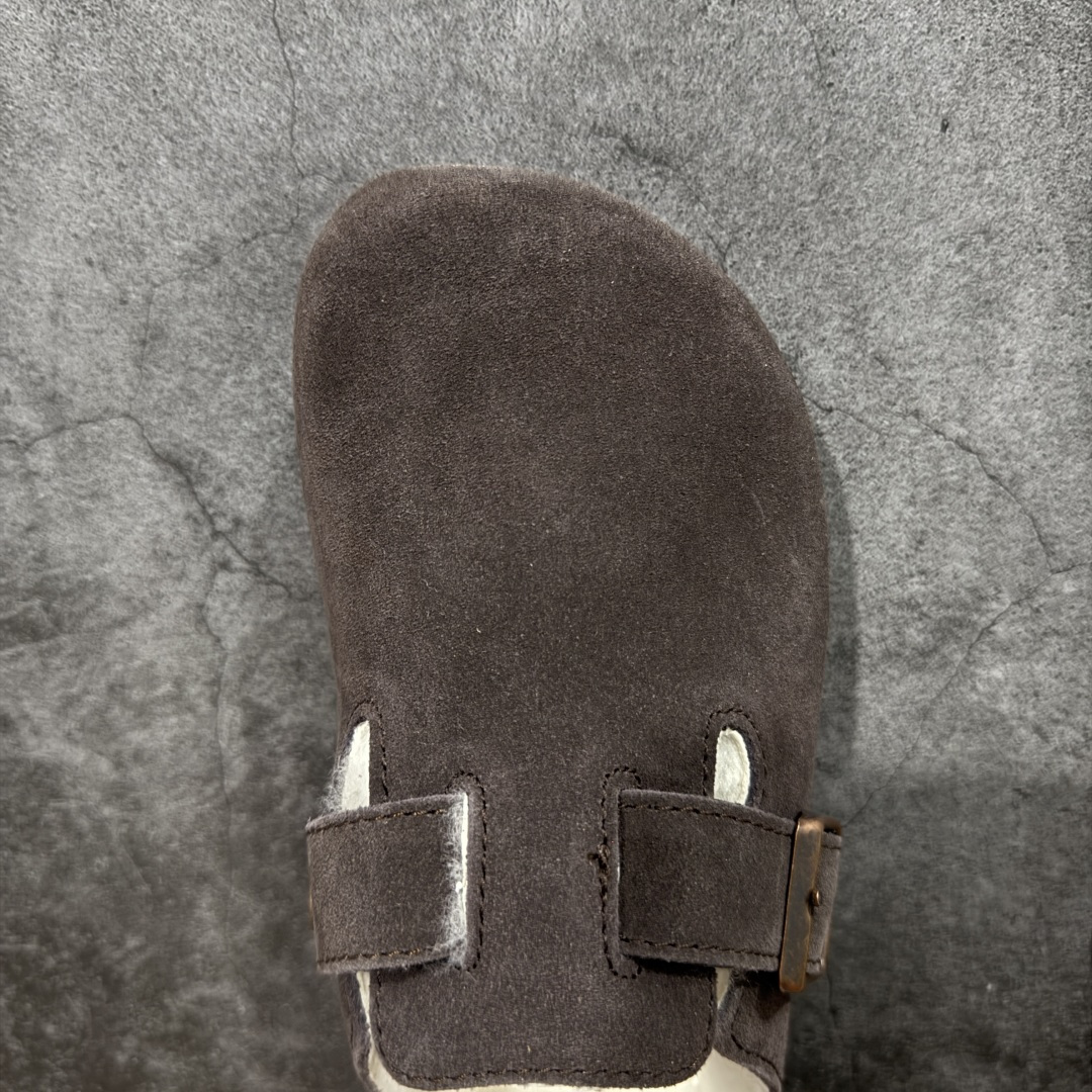 图片[5]-【纯原H版】Birkenstock\\t 勃肯/博肯软木软底全包 半拖 羊毛一体拖鞋 十年ZP代工厂老师傅工艺 纯手工打造原汁原味博肯 市场最强版 没有之一 鞋面设计：选用陸丰A级进口羊皮毛，质地细腻，手感丰满；尺寸间障均匀，柔软，深度保暖；吸湿，进气，排汗 鞋子内里：化质澳洲羔羊皮分子结构可将水蒸气吸进多孔构体中，吸湿性好，透气性极住，保持脚底干爽 鞋底设计：型模EVA极富弹性，加持胎面设计，升级版独家私模，柔软回弹性好，耐折耐磨，防滑防踢 尺码： 35 36 37 38 39 40 41 42 43 44 45-选品中心