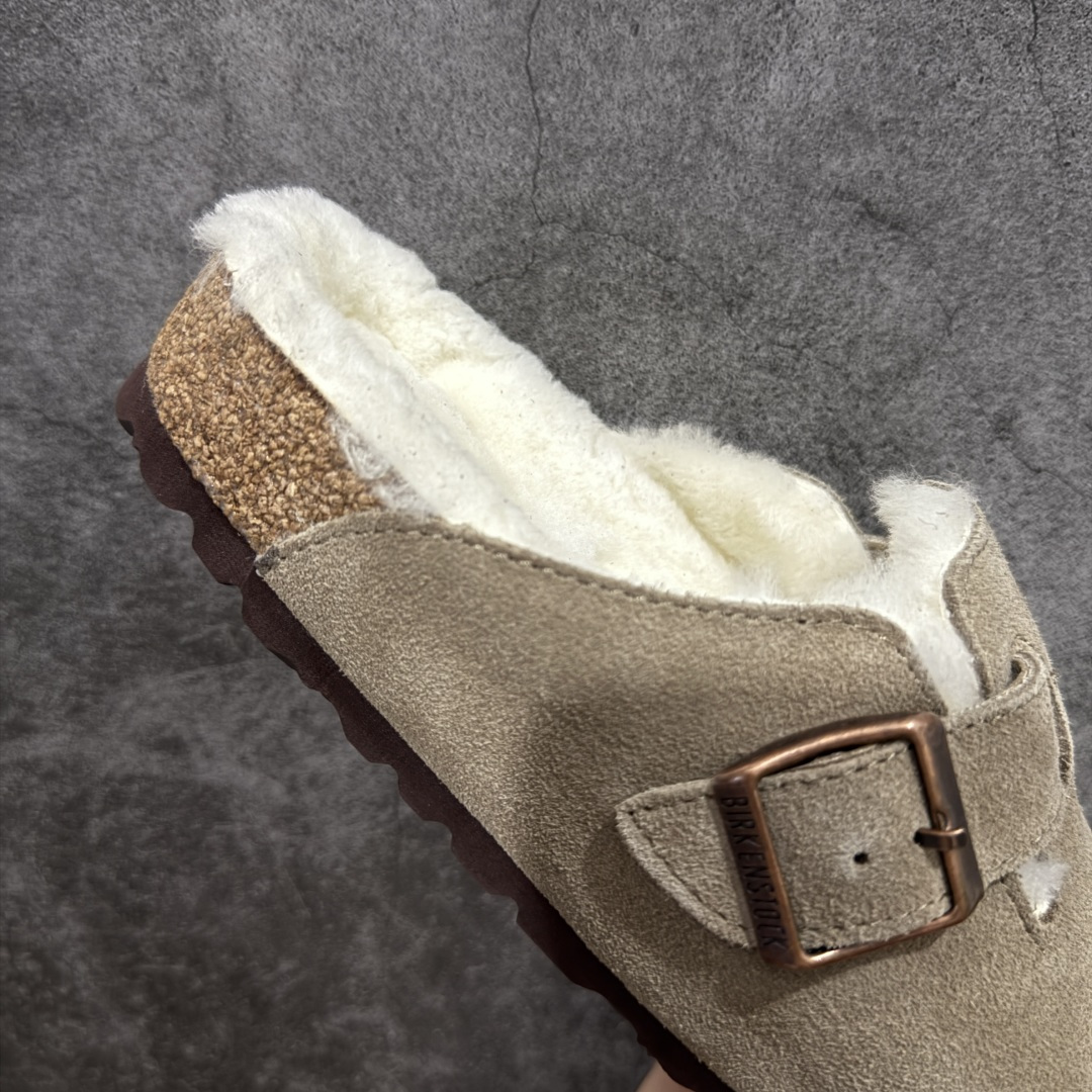 图片[7]-【纯原H版】Birkenstock\\t 勃肯/博肯软木软底全包 半拖 羊毛一体拖鞋 十年ZP代工厂老师傅工艺 纯手工打造原汁原味博肯 市场最强版 没有之一 鞋面设计：选用陸丰A级进口羊皮毛，质地细腻，手感丰满；尺寸间障均匀，柔软，深度保暖；吸湿，进气，排汗 鞋子内里：化质澳洲羔羊皮分子结构可将水蒸气吸进多孔构体中，吸湿性好，透气性极住，保持脚底干爽 鞋底设计：型模EVA极富弹性，加持胎面设计，升级版独家私模，柔软回弹性好，耐折耐磨，防滑防踢 尺码： 35 36 37 38 39 40 41 42 43 44 45-选品中心