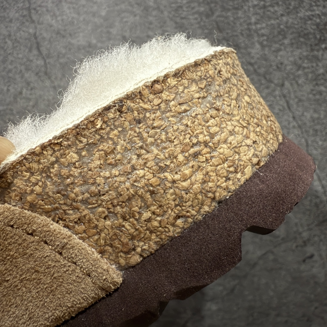 图片[5]-【纯原H版】Birkenstock\\t 勃肯/博肯软木软底全包 半拖 羊毛一体拖鞋 十年ZP代工厂老师傅工艺 纯手工打造原汁原味博肯 市场最强版 没有之一 鞋面设计：选用陸丰A级进口羊皮毛，质地细腻，手感丰满；尺寸间障均匀，柔软，深度保暖；吸湿，进气，排汗 鞋子内里：化质澳洲羔羊皮分子结构可将水蒸气吸进多孔构体中，吸湿性好，透气性极住，保持脚底干爽 鞋底设计：型模EVA极富弹性，加持胎面设计，升级版独家私模，柔软回弹性好，耐折耐磨，防滑防踢 尺码： 35 36 37 38 39 40 41 42 43 44 45-选品中心