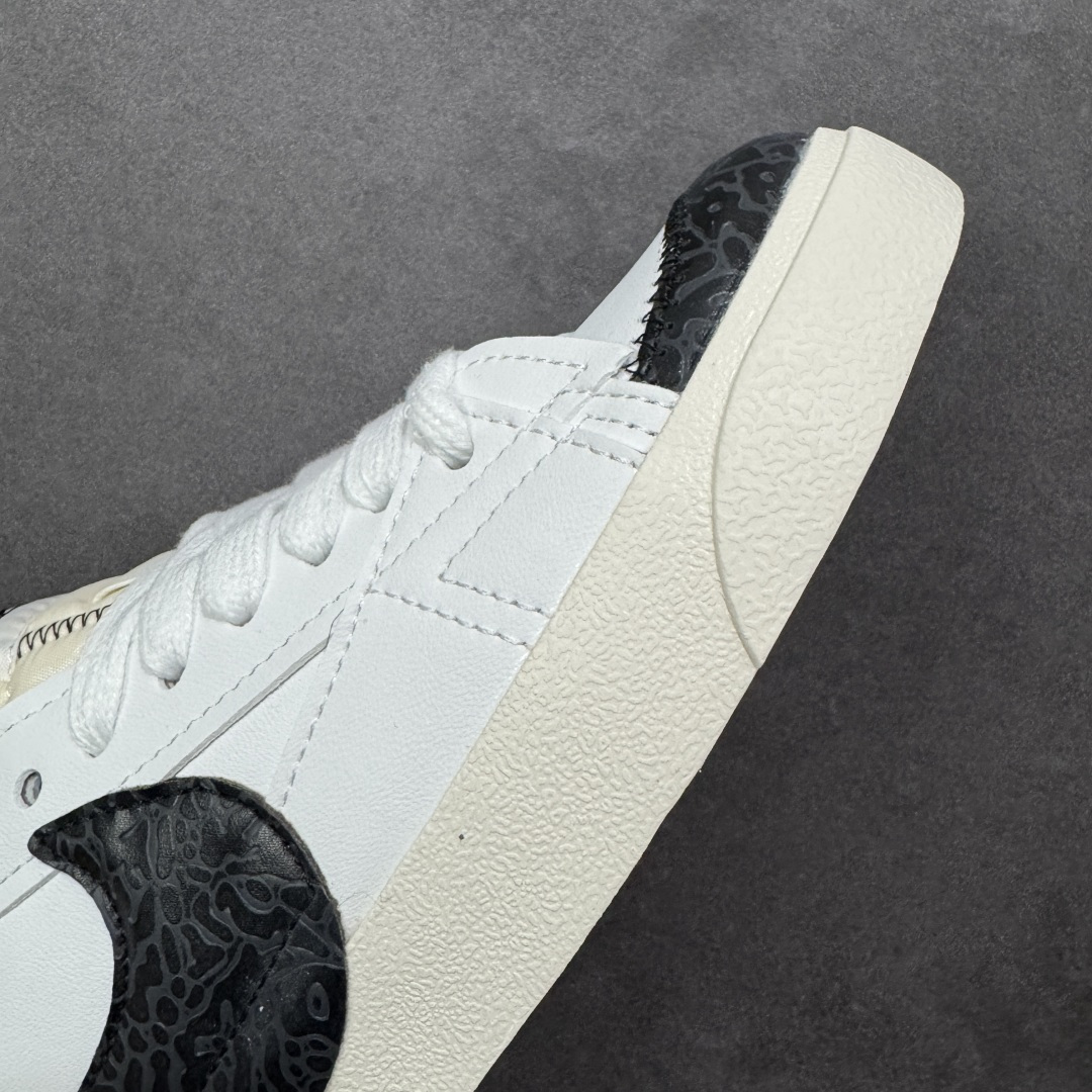 图片[5]-【公司级】Nike Blazer low 77 JUMBO 马年限定开括者大勾低帮休闲板鞋 鞋领采用弹性织物材质打造，方便穿脱的同时，带来舒适的穿着体验。鞋侧巨型大勾，让整双鞋极具复古质感。鞋底采用锯齿状设计，增强抓地力和耐久度 货号：DN2158-102 尺码：36-45-选品中心