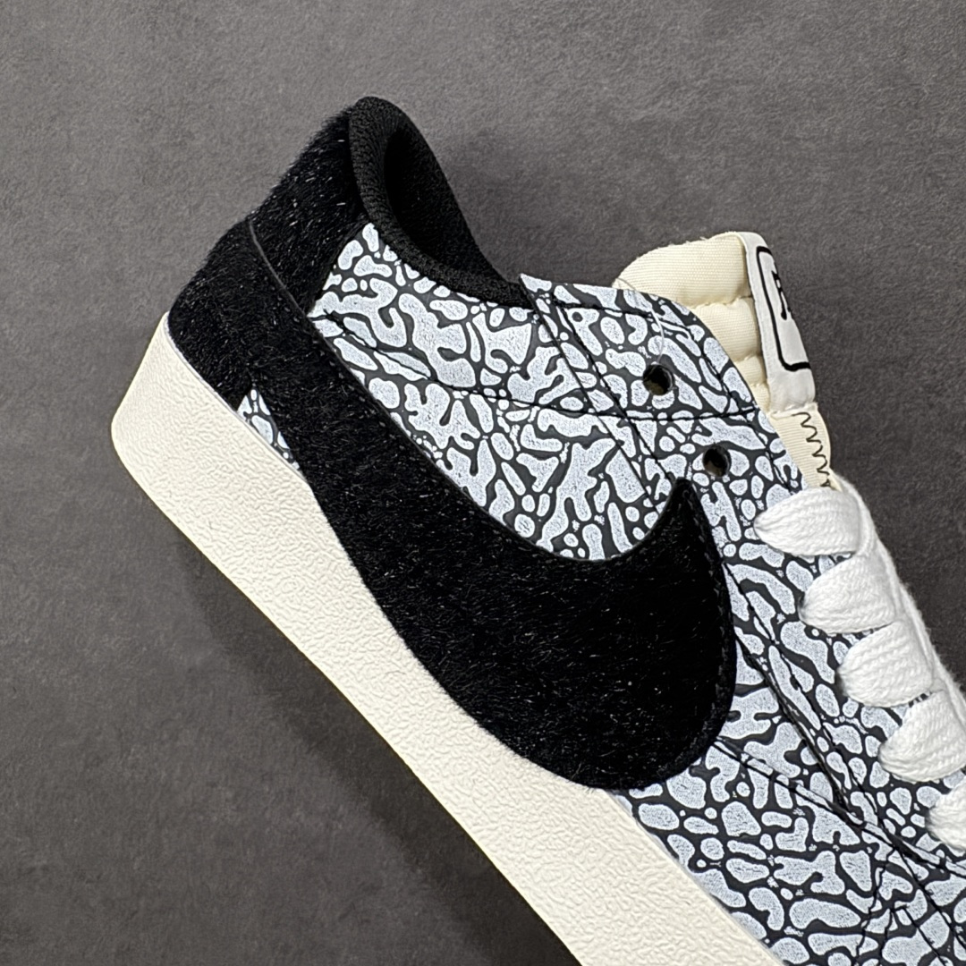 图片[6]-【公司级】Nike Blazer low 77 JUMBO 马年限定开括者大勾低帮休闲板鞋 鞋领采用弹性织物材质打造，方便穿脱的同时，带来舒适的穿着体验。鞋侧巨型大勾，让整双鞋极具复古质感。鞋底采用锯齿状设计，增强抓地力和耐久度 货号：DN2158-104 尺码：36-45-选品中心