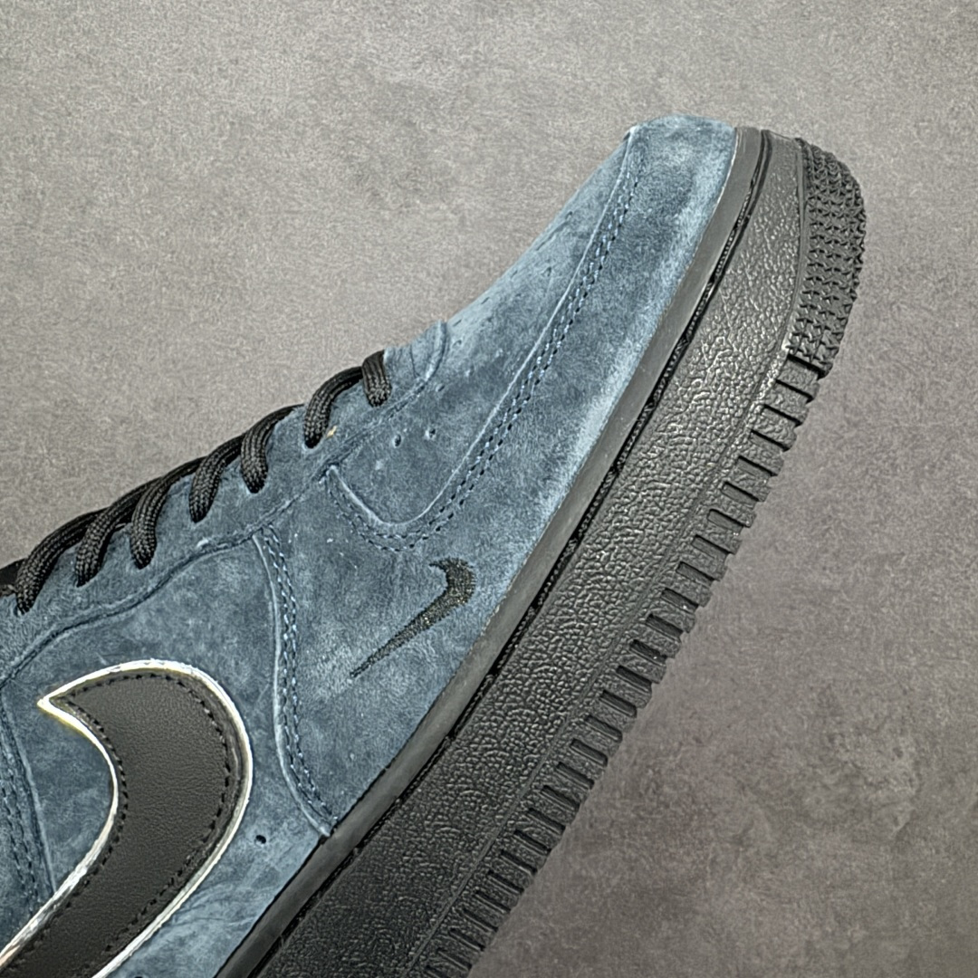 图片[5]-【定制版】Nike Air Force 1\’07 Low 深蓝黑 全麂皮 空军低帮休闲板鞋  #定制皮料 原盒原包装 原楦头原纸板 纯正版型 内置全掌气垫 货号：ZH0316-157  尺码：36 36.5 37.5 38 38.5 39 40 40.5 41 42 42.5 43 44 44.5 45-选品中心