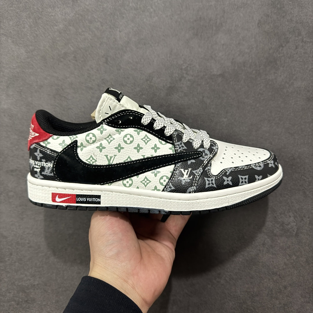 【定制版】Air Jordan 1 Low AJ1 乔1 LV联名款 高端定制 低帮复古篮球鞋  #定制鞋盒 大厂纯原品质出货 超高清洁度 皮料切割干净无任何毛边 细节完美 货号：DZ5899-036  尺码：36 36.5 37.5 38 38.5 39 40 40.5 41 42 42.5 43 44 44.5 45-选品中心