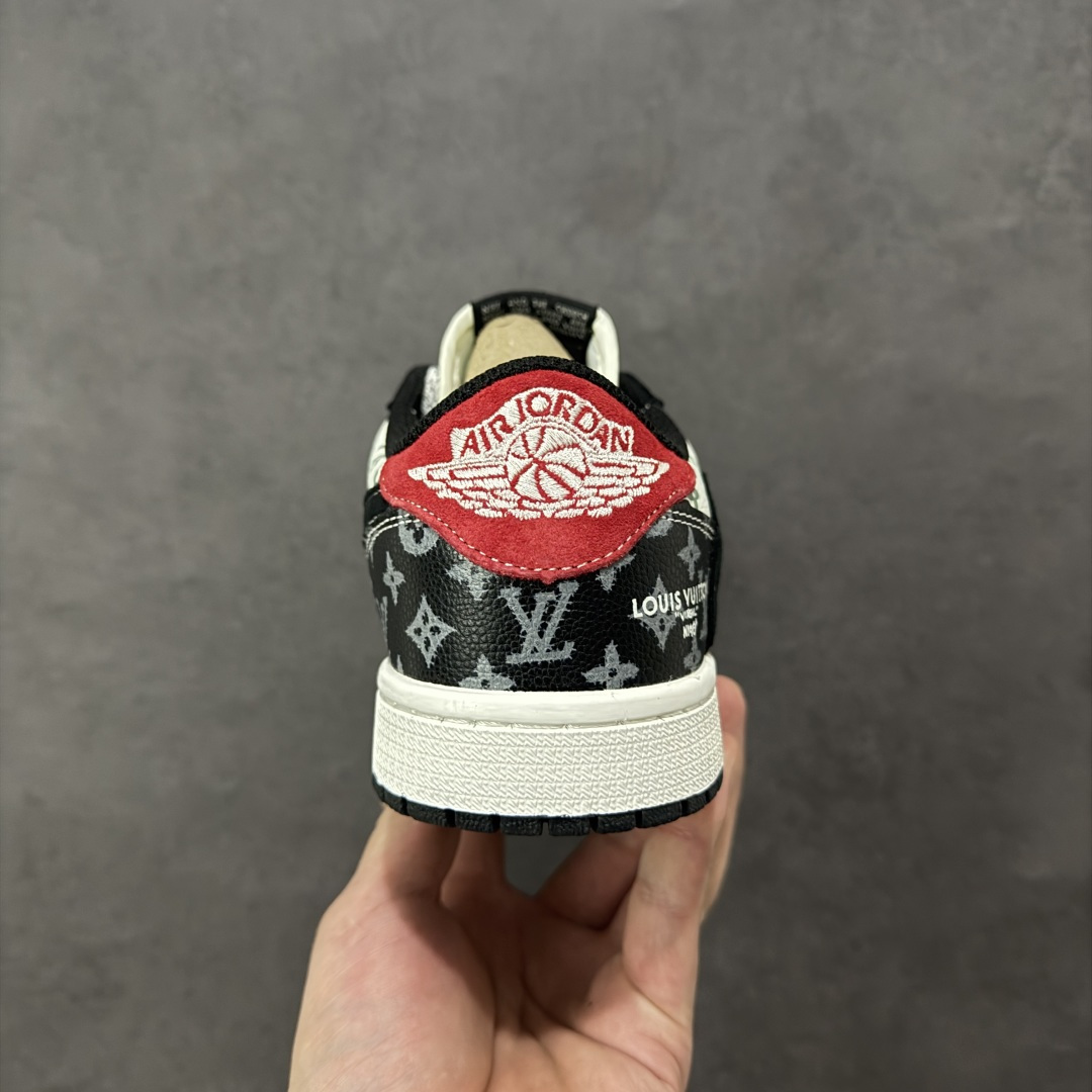 图片[4]-【定制版】Air Jordan 1 Low AJ1 乔1 LV联名款 高端定制 低帮复古篮球鞋  #定制鞋盒 大厂纯原品质出货 超高清洁度 皮料切割干净无任何毛边 细节完美 货号：DZ5899-036  尺码：36 36.5 37.5 38 38.5 39 40 40.5 41 42 42.5 43 44 44.5 45-选品中心