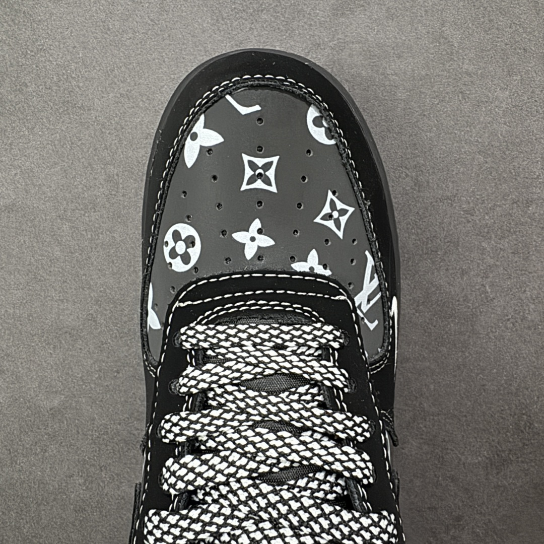 图片[8]-【定制版】NIke Air Force 1 \’07 Low “LV联名——灰黑印花”空军一号 低帮 运动鞋 休闲鞋 折边针车 工艺难度大 原楦头原纸板 原装鞋盒 定制五金配件 内置全掌气垫 原厂鞋底 货号：XL1979-126 尺码：36 36.5 37.5 38 38.5 39 40 40.5 41 42 42.5 43 44 44.5 45 编码：HXSA310320-选品中心