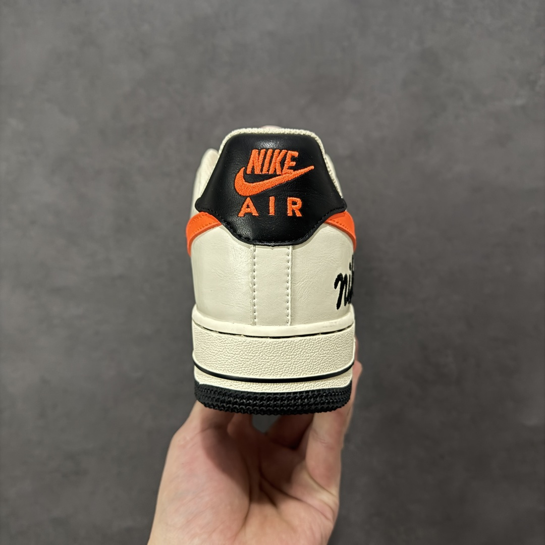 图片[4]-【定制版】Nike Air Force 1\’07 Low 米白艳橙 空军低帮休闲板鞋  #原楦头原纸板 高端定制鞋盒 原厂鞋底 超高清洁度 细节完美 货号：NH0601-582  尺码：36 36.5 37.5 38 38.5 39 40 40.5 41 42 42.5 43 44 44.5 45-选品中心