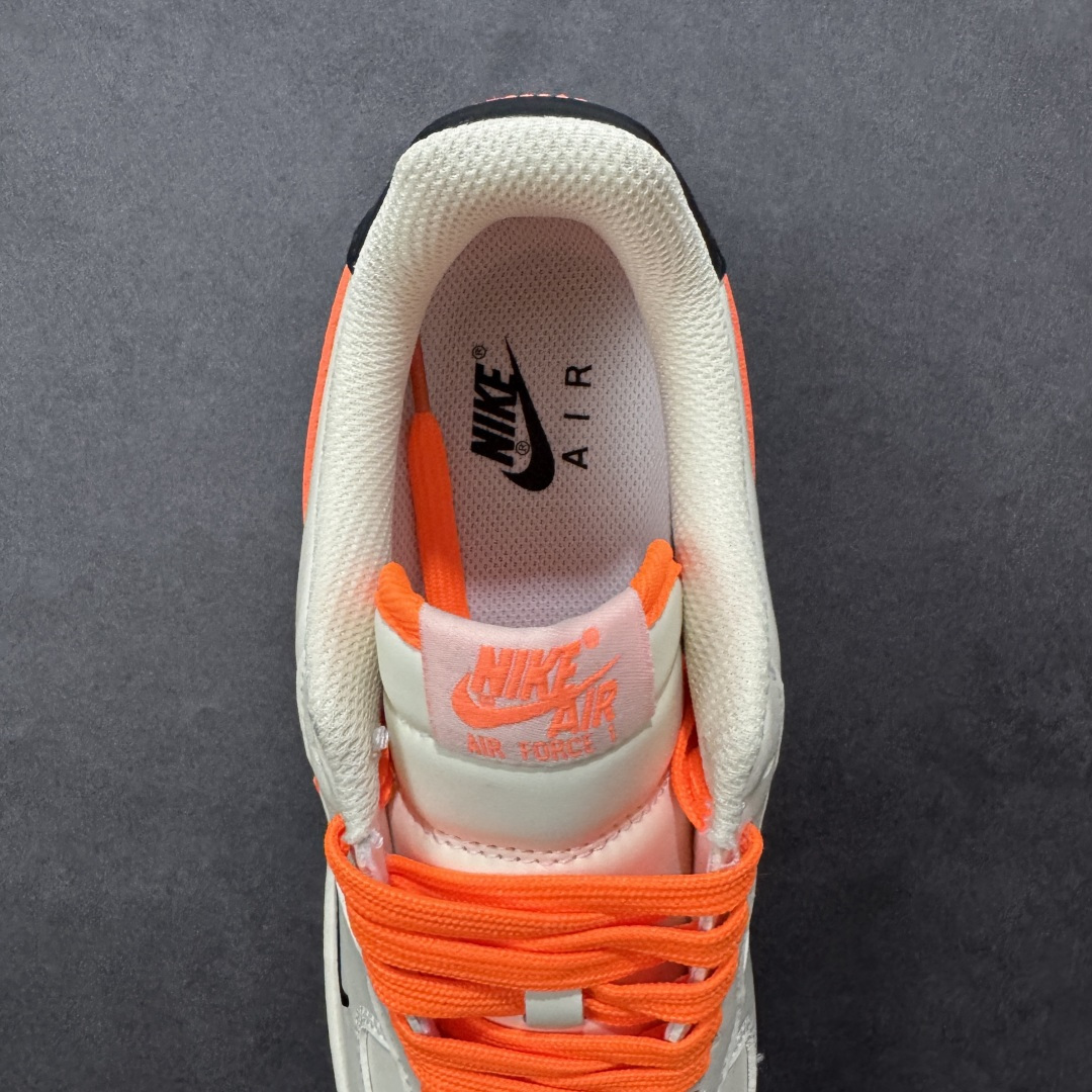 图片[7]-【定制版】Nike Air Force 1\’07 Low 米白艳橙 空军低帮休闲板鞋  #原楦头原纸板 高端定制鞋盒 原厂鞋底 超高清洁度 细节完美 货号：NH0601-582  尺码：36 36.5 37.5 38 38.5 39 40 40.5 41 42 42.5 43 44 44.5 45-选品中心