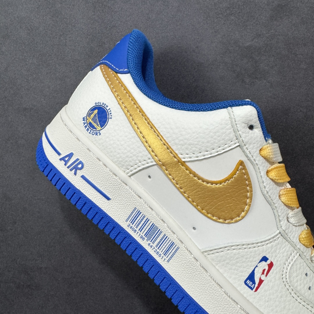 图片[6]-【定制版】Nike Air Force 1\’07 Low 联名 勇士米金勾 空军低帮休闲板鞋  #原楦头原纸板 原装鞋盒 定制五金配件 内置全掌气垫 原厂鞋底 货号：QW5606-270  尺码：36 36.5 37.5 38 38.5 39 40 40.5 41 42 42.5 43 44 44.5 45-选品中心