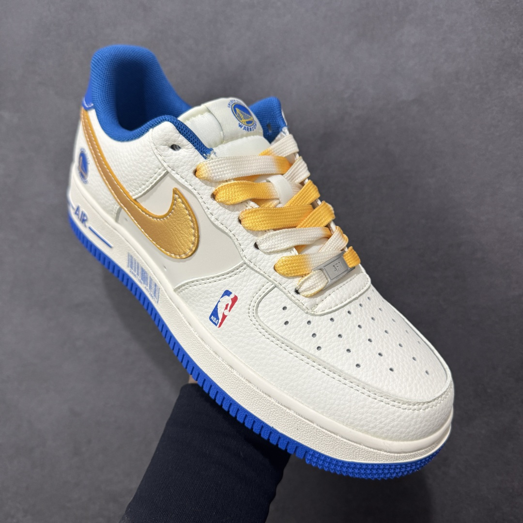 图片[3]-【定制版】Nike Air Force 1\’07 Low 联名 勇士米金勾 空军低帮休闲板鞋  #原楦头原纸板 原装鞋盒 定制五金配件 内置全掌气垫 原厂鞋底 货号：QW5606-270  尺码：36 36.5 37.5 38 38.5 39 40 40.5 41 42 42.5 43 44 44.5 45-选品中心