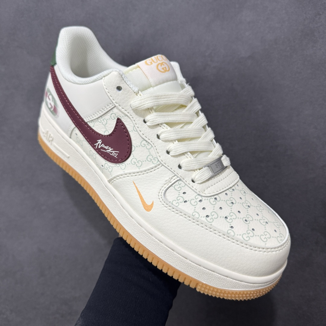 图片[3]-【定制版】Nk Air Force 1\’07 Low GL联名款空军一号低帮休闲板鞋 XS1958-624  #原楦头原纸板 原装鞋盒 定制五金配件 内置全掌气垫 原厂鞋底   尺码：36 36.5 37.5 38 38.5 39 40 40.5 41 42 42.5 43 44 44.5 45 编码：GLB310320-选品中心