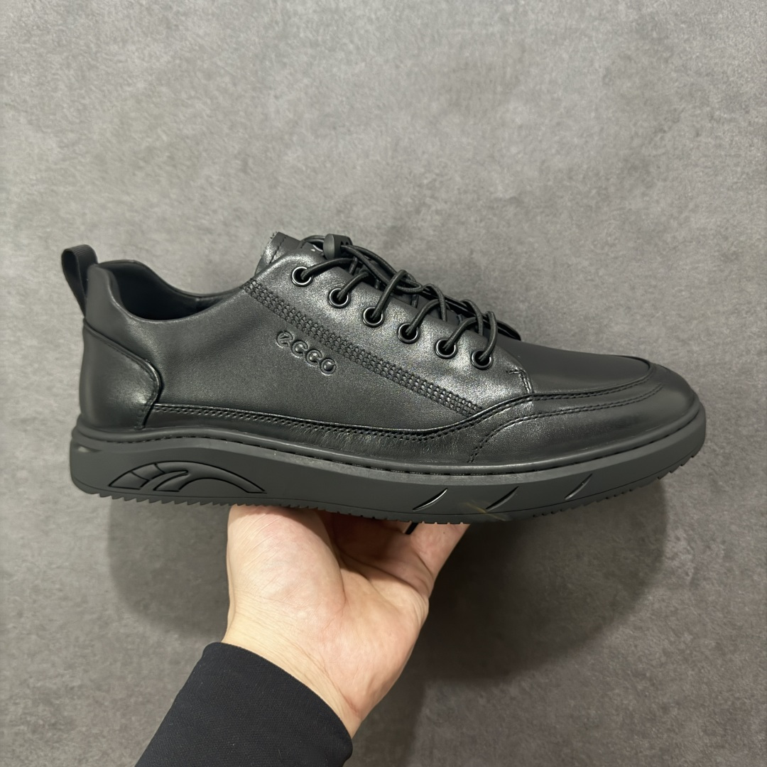 【广东纯原版本】Ecco 爱步 正装休闲系列男士套脚鞋 #版型简约大气耐看 精选头层小牛皮 皮面超软 纹理清晰 细腻 质感强 穿着舒适 档次高 便捷鞋带 套脚即穿 橡胶软底 天然橡胶 抗震防滑 耐磨耐折 轻便舒适 车线加固 软底软面 脚感一流真材实料 免检品质 质量保证 货号：583208-01001 尺码：38 39 40 41 42 43 44 皮鞋码-选品中心