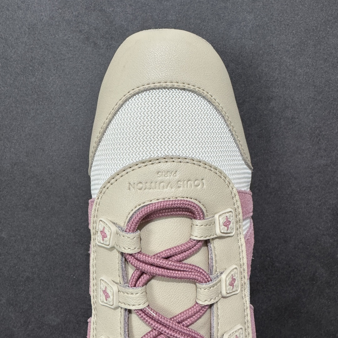 图片[8]-【YH版本】 LOUIS VUITTON LV BALLET SNEAKER 牛皮革绒面革 豹纹 圆头系带 芭蕾风德训鞋 薄底鞋 低帮 生活休闲鞋 棕白 DD0215 尺码：35-40-选品中心