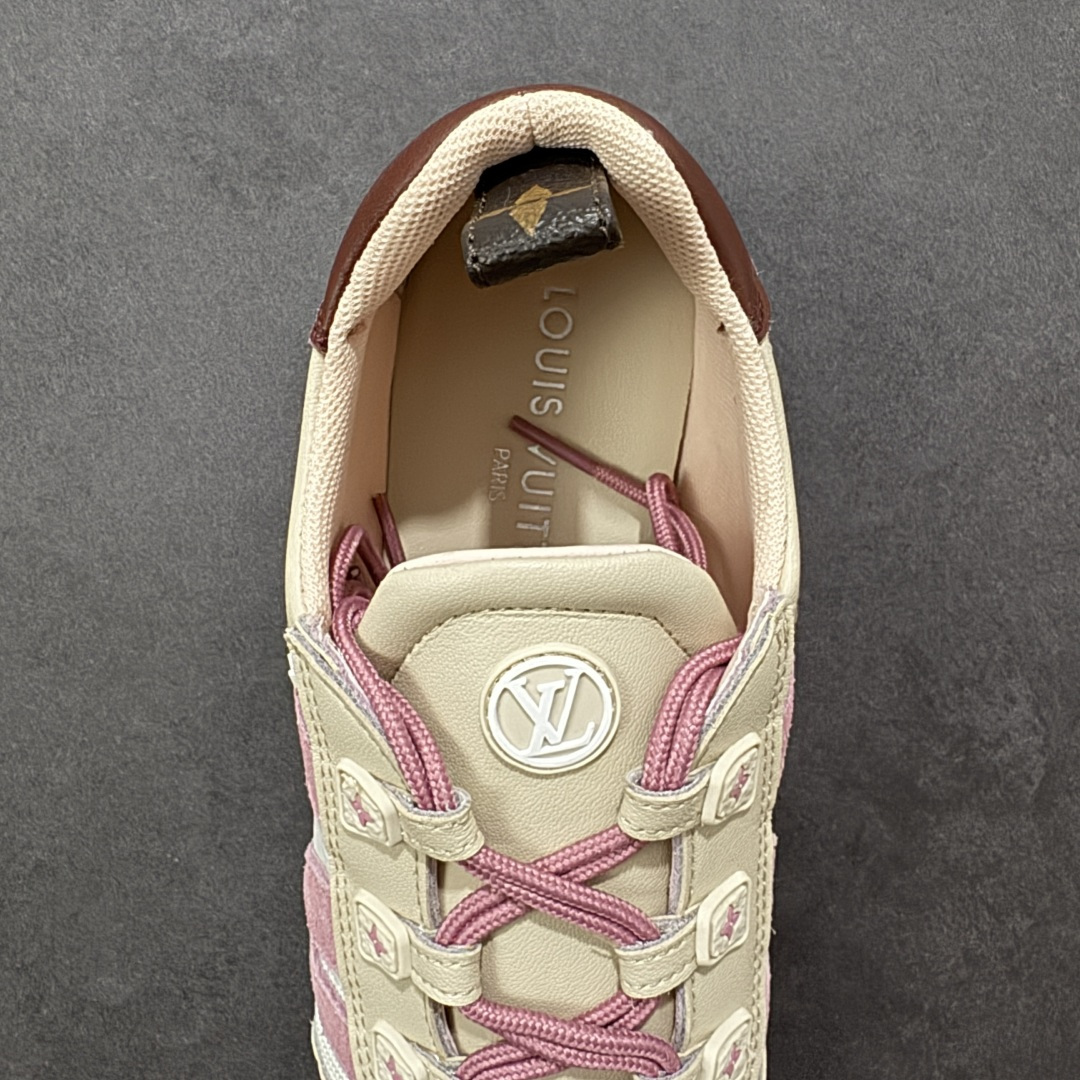 图片[7]-【YH版本】 LOUIS VUITTON LV BALLET SNEAKER 牛皮革绒面革 豹纹 圆头系带 芭蕾风德训鞋 薄底鞋 低帮 生活休闲鞋 棕白 DD0215 尺码：35-40-选品中心