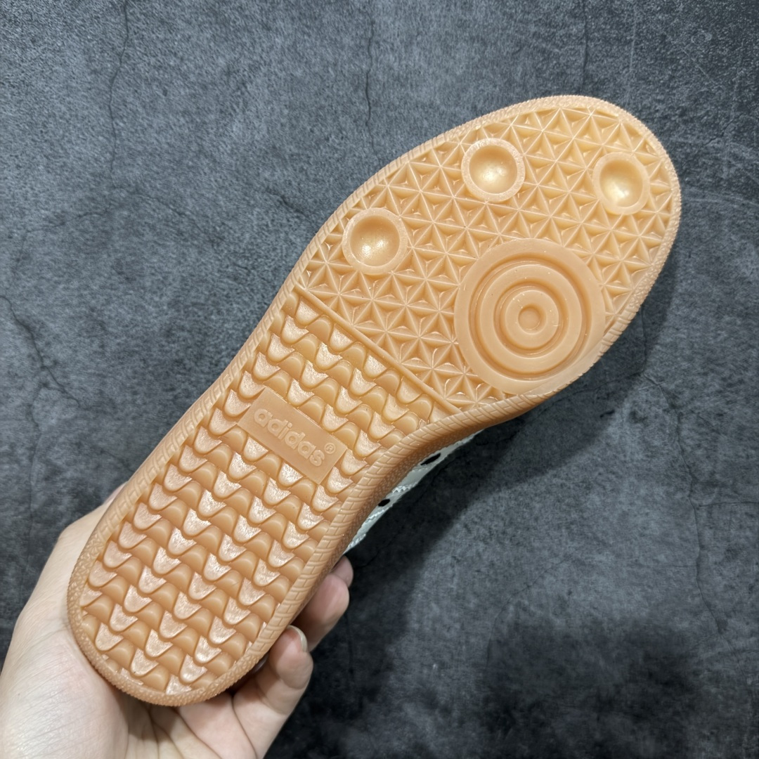 图片[9]-【纯原版】Adidas Samba OG 阿迪三叶草休闲板鞋黑白豹纹马毛 货号：KI6956 正确马毛材料 完美版型 大厂出品 区别市场偷工减料版本 尺码：35.5 36 36.5 37 38 38.5 39 40 40.5 41 42 42.5 43 44 44.5 45-选品中心