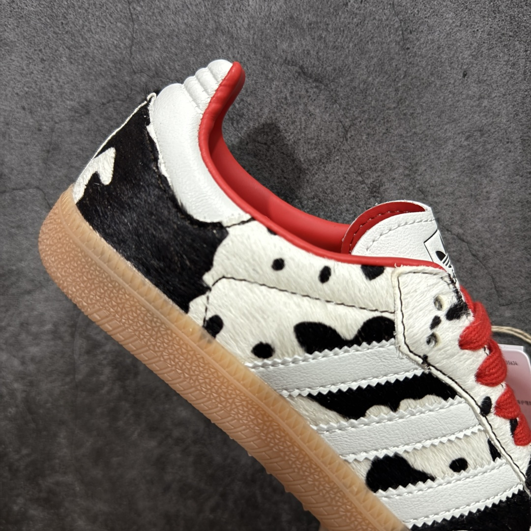 图片[7]-【纯原版】Adidas Samba OG 阿迪三叶草休闲板鞋黑白豹纹马毛 货号：KI6956 正确马毛材料 完美版型 大厂出品 区别市场偷工减料版本 尺码：35.5 36 36.5 37 38 38.5 39 40 40.5 41 42 42.5 43 44 44.5 45-选品中心