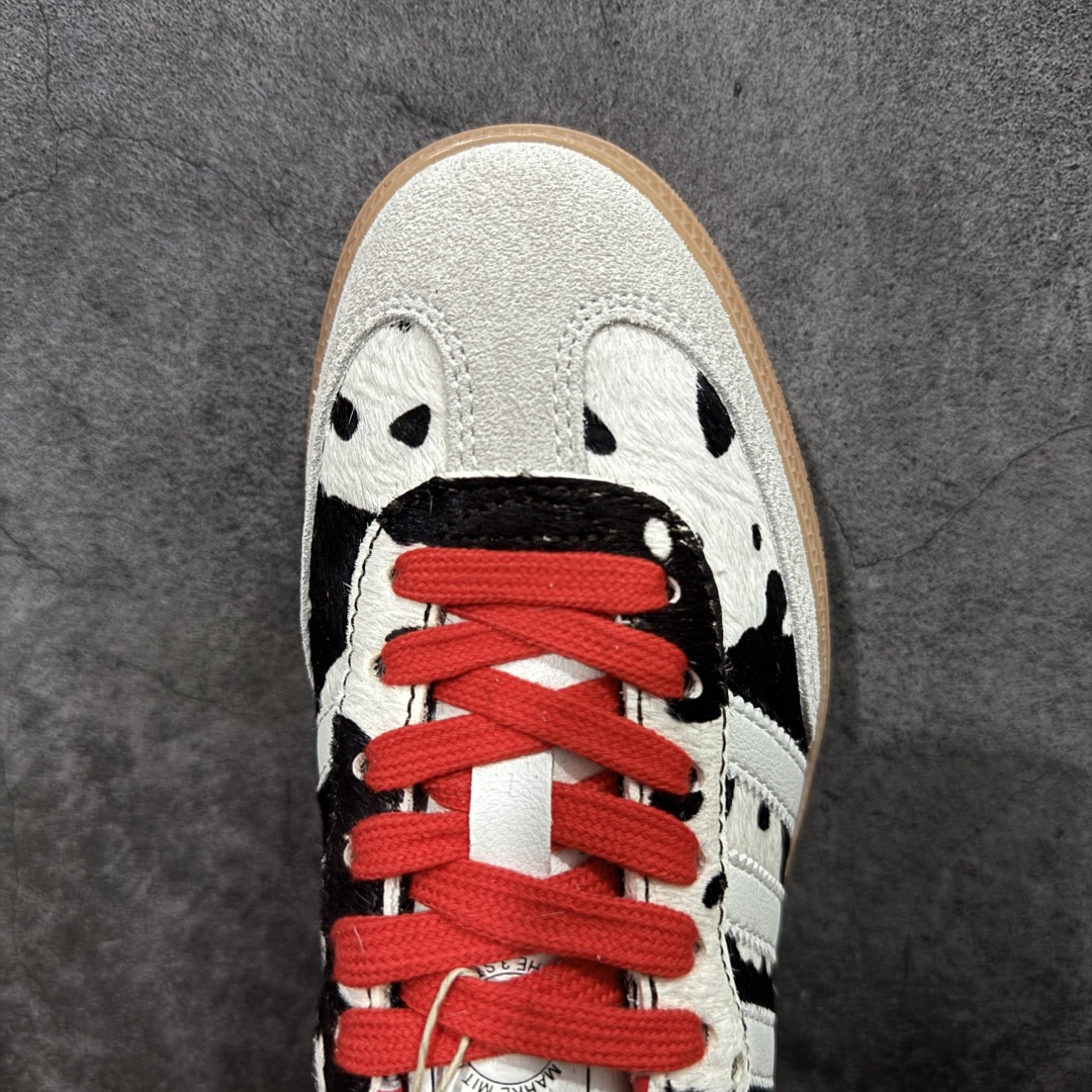 图片[5]-【纯原版】Adidas Samba OG 阿迪三叶草休闲板鞋黑白豹纹马毛 货号：KI6956 正确马毛材料 完美版型 大厂出品 区别市场偷工减料版本 尺码：35.5 36 36.5 37 38 38.5 39 40 40.5 41 42 42.5 43 44 44.5 45-选品中心