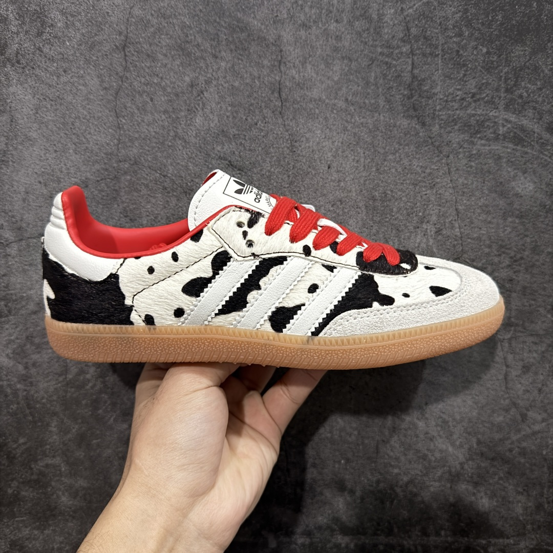 【纯原版】Adidas Samba OG 阿迪三叶草休闲板鞋黑白豹纹马毛 货号：KI6956 正确马毛材料 完美版型 大厂出品 区别市场偷工减料版本 尺码：35.5 36 36.5 37 38 38.5 39 40 40.5 41 42 42.5 43 44 44.5 45-选品中心