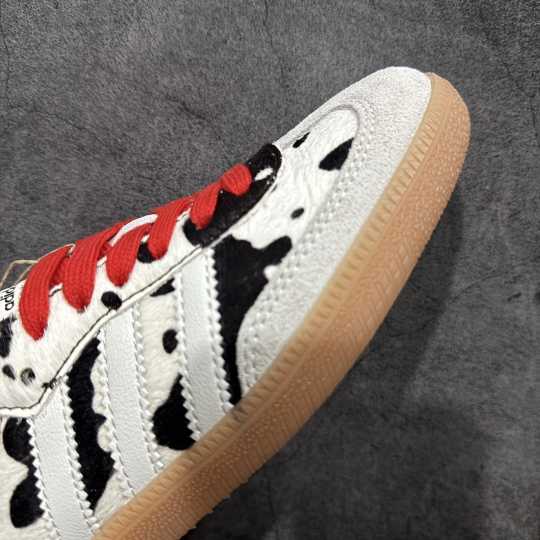 图片[6]-【纯原版】Adidas Samba OG 阿迪三叶草休闲板鞋黑白豹纹马毛 货号：KI6956 正确马毛材料 完美版型 大厂出品 区别市场偷工减料版本 尺码：35.5 36 36.5 37 38 38.5 39 40 40.5 41 42 42.5 43 44 44.5 45-选品中心