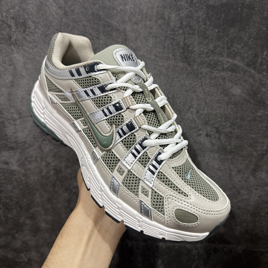 图片[3]-【外贸纯原版】Nike P-6000 Premium系列低帮复古老爹风休闲运动舒适慢跑鞋 CD6404-203 最大做到47.5 男女码真标半码制 升级原楦原纸版数据开发版型 采用硬质牛剖革组合透气网面材质 正确3层组织中底搭载EVA轻量缓震嵌入双层革新物料鞋垫,外置防滑耐磨橡胶底片❗ 尺码：36-47.5-选品中心