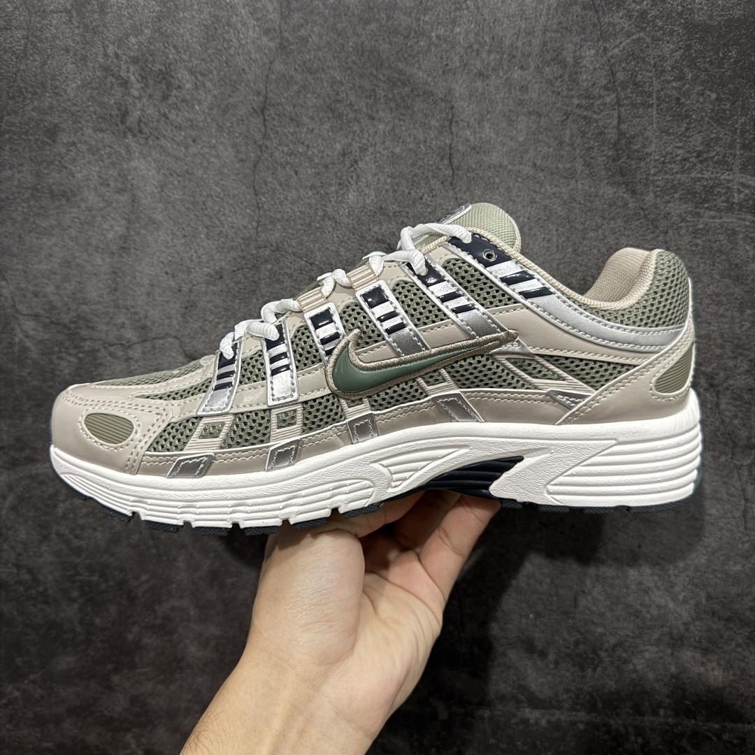 图片[2]-【外贸纯原版】Nike P-6000 Premium系列低帮复古老爹风休闲运动舒适慢跑鞋 CD6404-203 最大做到47.5 男女码真标半码制 升级原楦原纸版数据开发版型 采用硬质牛剖革组合透气网面材质 正确3层组织中底搭载EVA轻量缓震嵌入双层革新物料鞋垫,外置防滑耐磨橡胶底片❗ 尺码：36-47.5-选品中心