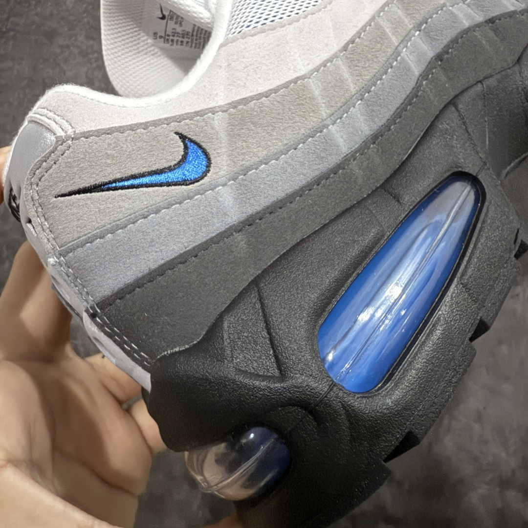 图片[3]-【KZ2.0版本】Nike Air Max 95 灰黑蓝 货号：IM7410-100 纯原大厂生产线出品 原厂材料 原厂楦头 市场正确版本 区分错版 尺码：40 41 42 43 44 45 46 47.5 48 48.5-选品中心