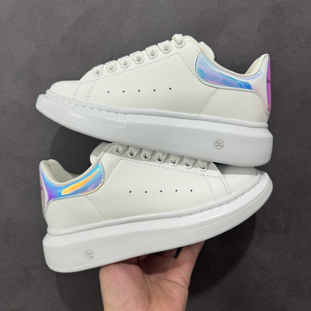 图片[2]-【BC版本】莞产出品 Alexander McQueen 亚历山大麦昆 Oversized Sneaker 原厂牛皮 外贸专供 原版购入开发 完美楦型 正确卡色 质感媲美原版 超高性价比 拒绝杀猪 注意此版本带半码 尺码：36 36.5 37 38 38.5 39 40 40.5 41 42 42.5 43 44 45-选品中心